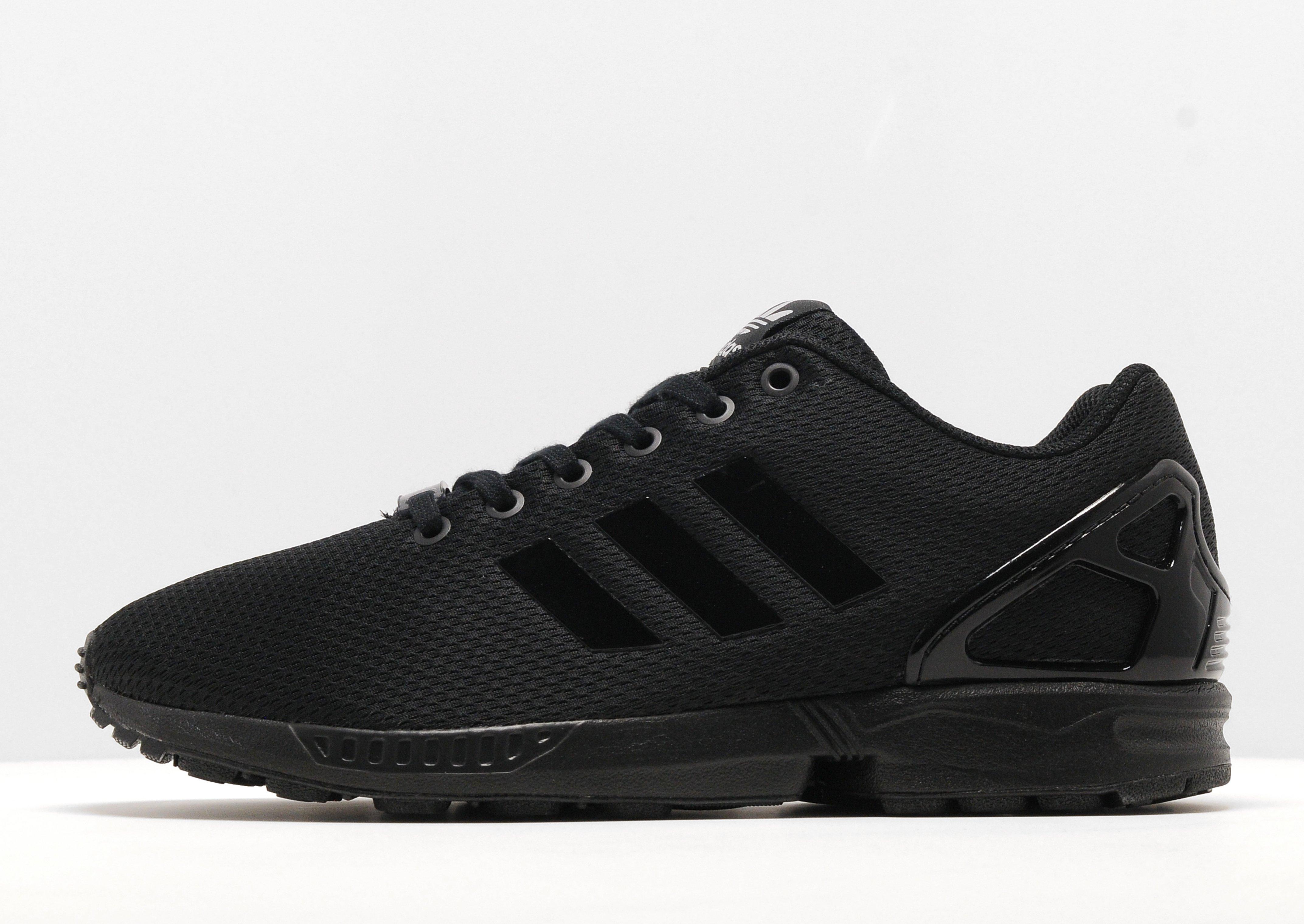 Adidas Flux October Breathable Running Shoes Mens Black Casual Official
